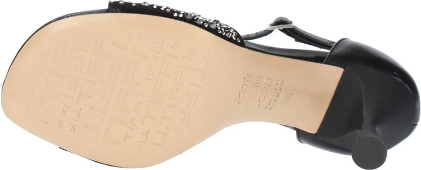 Tiffi Sandalen Zwart Black Dames