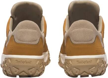 Timberland Beige Leren Casual Laarzen Multicolor Heren