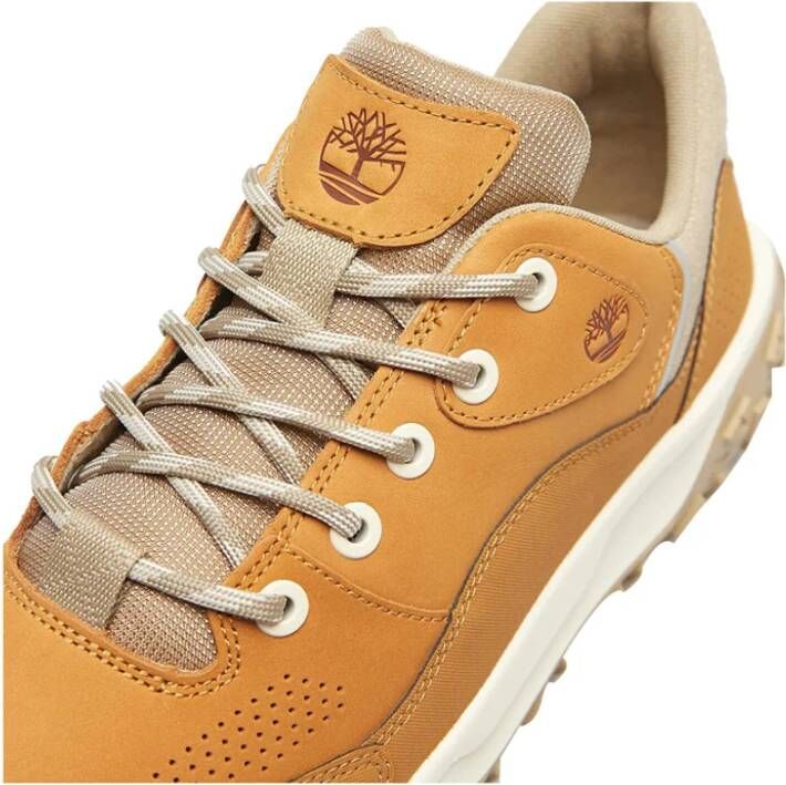 Timberland Beige Leren Casual Laarzen Multicolor Heren