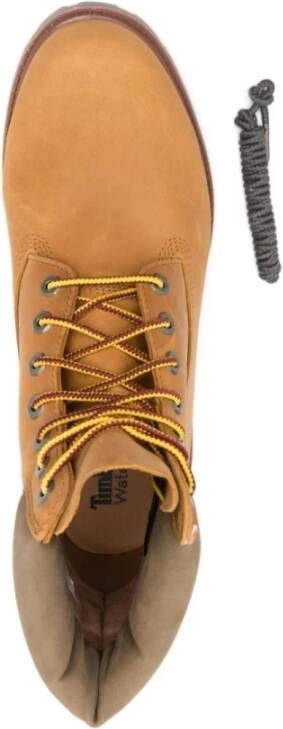 Timberland Beige Leren Waterdichte Laarzen Beige Heren