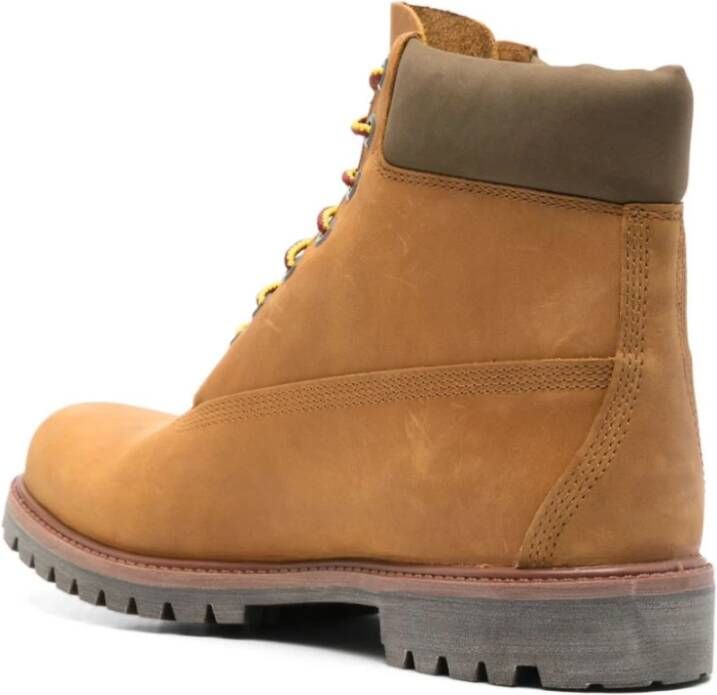 Timberland Beige Leren Waterdichte Laarzen Beige Heren