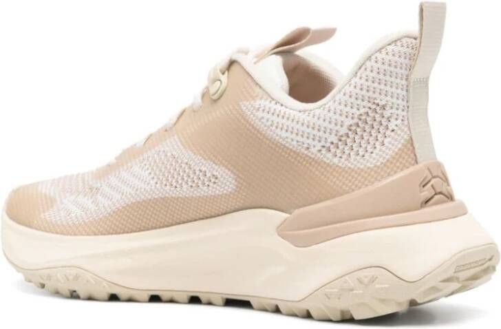 Timberland Beige Mesh Sneakers Vetersluiting Ontwerp Beige Dames