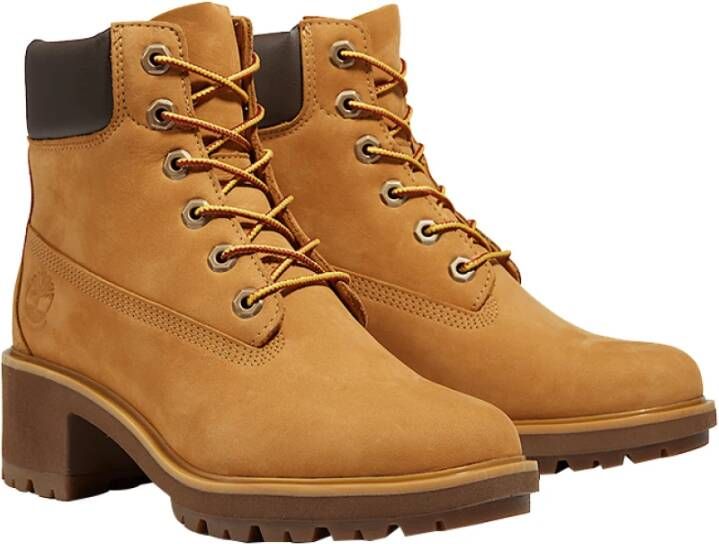 Timberland Beige Suède Dames Enkellaarzen Brown Dames