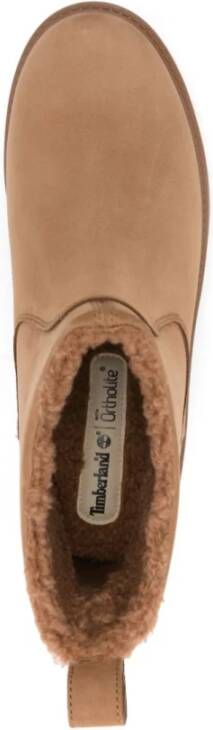 Timberland Beige Suède Instaplaarzen Beige Dames