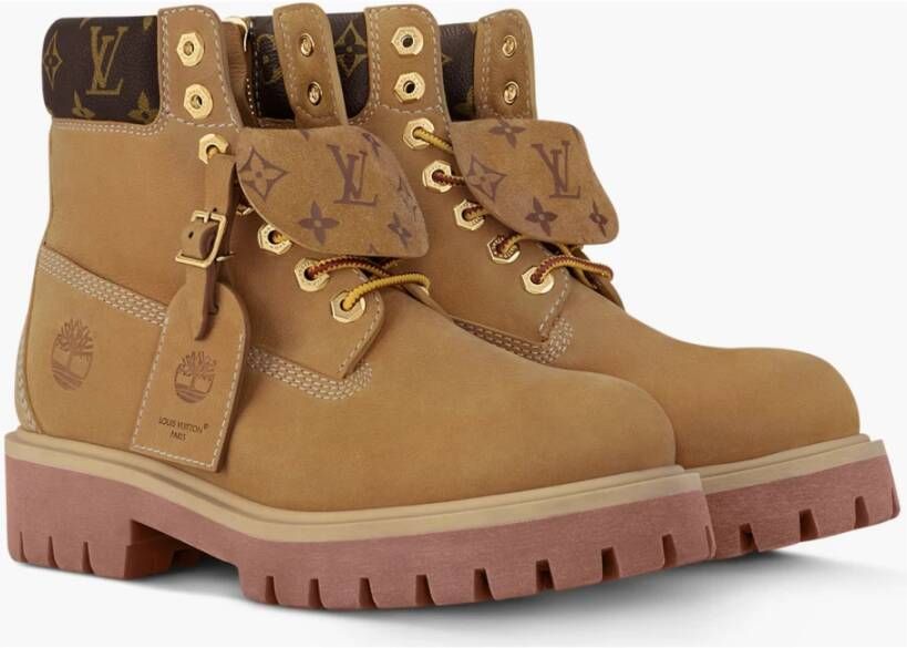 Timberland Beperkte oplage stijlvolle laarzen Beige Heren