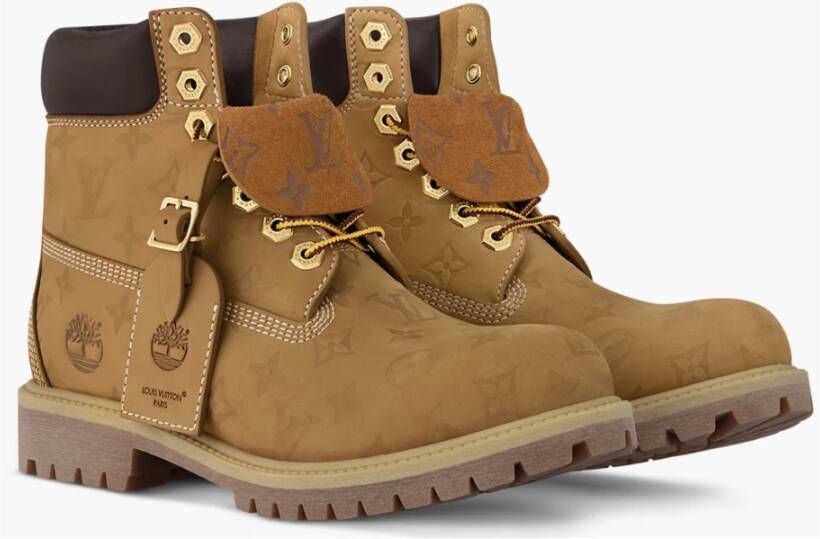 Timberland Beperkte oplage stijlvolle laarzen Beige Heren