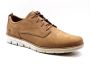 Timberland Blucher Stijl Nubuck Leren Schoenen Brown Heren - Thumbnail 2