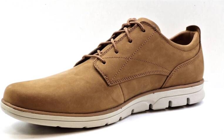 Timberland Blucher Stijl Nubuck Leren Schoenen Brown Heren