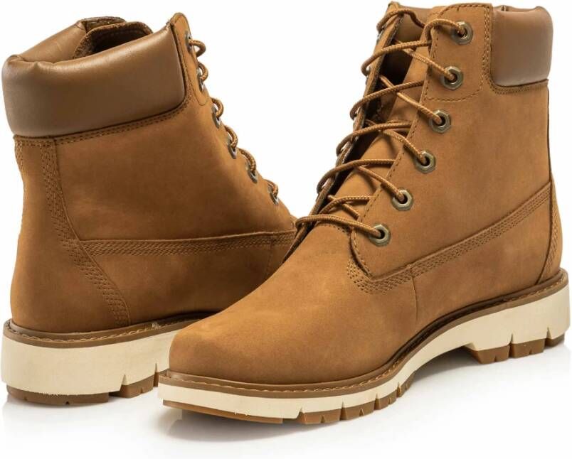 Timberland Bruin Leren Dames Schoenen Brown Dames