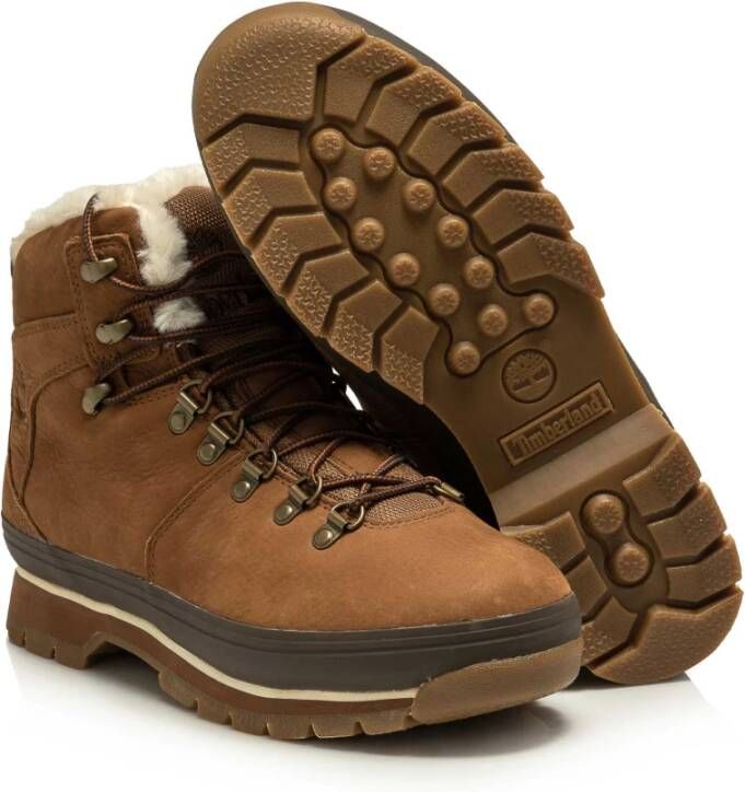 Timberland Bruin Leren Dames Schoenen Euro Brown Dames