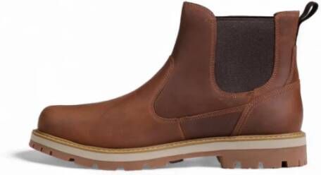 Timberland Bruin Leren Rubberen Zool Herenlaarzen Brown Heren