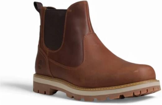 Timberland Bruin Leren Rubberen Zool Herenlaarzen Brown Heren