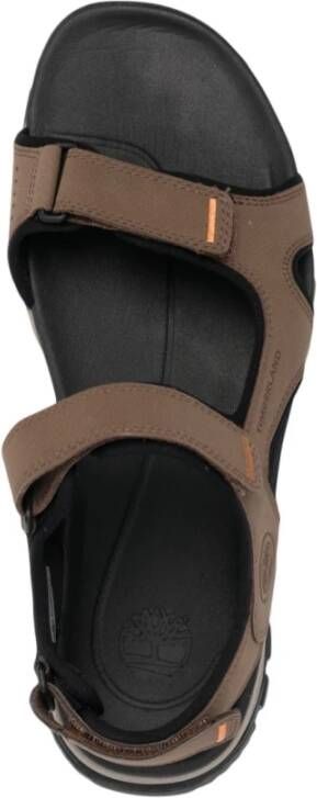 Timberland Bruin Leren Touch-Strap Sandalen Brown Heren