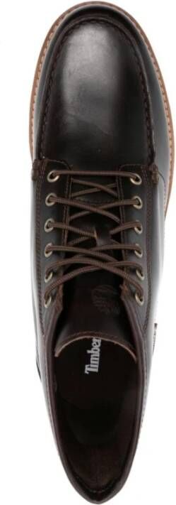 Timberland Bruin Leren Veterschoenen Brown Heren