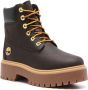 Timberland Bruin Leren Waterdichte Veterschoenen Brown Dames - Thumbnail 3