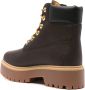 Timberland Bruin Leren Waterdichte Veterschoenen Brown Dames - Thumbnail 4