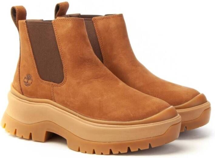 Timberland Bruine Chelsea Boot met Premium Leer Brown Dames