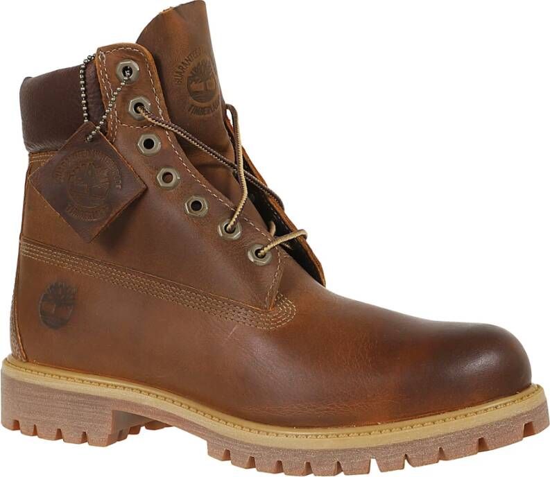 Timberland Bruine Enkellaarzen voor Mannen Brown Heren