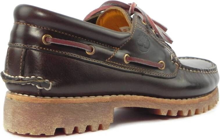 Timberland Bruine Leren Enkellaarzen Brown Heren