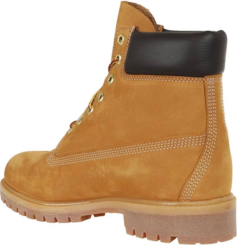 Timberland Bruine leren enkellaarzen Brown Heren