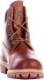 Timberland Bruine Leren Laarzen Thermische Rubberen Zool Brown Heren - Thumbnail 14