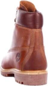 Timberland Bruine Leren Laarzen Thermische Rubberen Zool Brown Heren