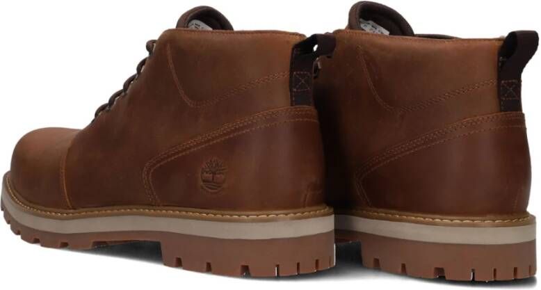 Timberland Bruine Leren Veterboots Brown Heren