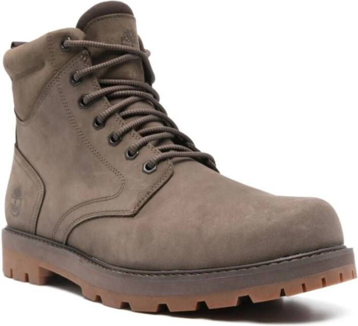 Timberland Bruine leren veterschoenen Brown Heren