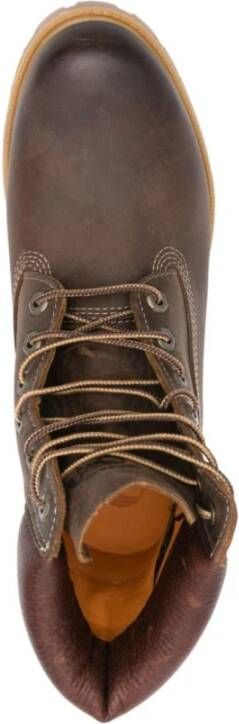 Timberland Bruine leren waterdichte laarzen Brown Heren