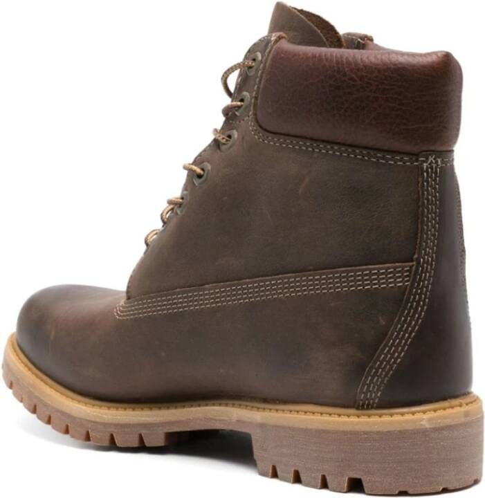 Timberland Bruine leren waterdichte laarzen Brown Heren