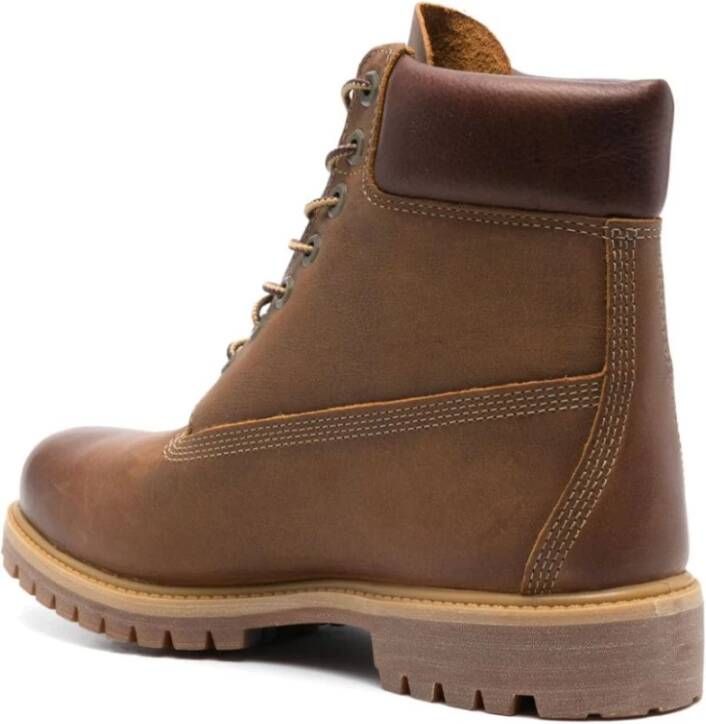 Timberland Bruine Leren Waterdichte Laarzen Brown Heren