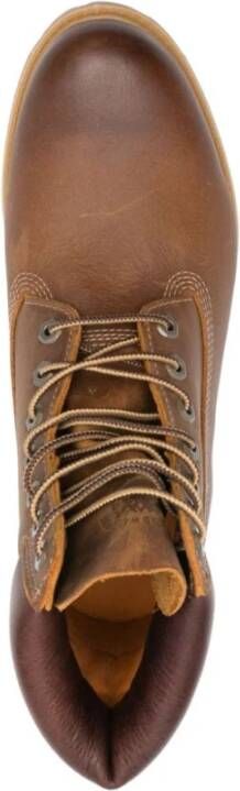 Timberland Bruine Leren Waterdichte Laarzen Brown Heren