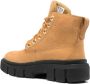 Timberland Grijsveld Leren Veterschoen Hoge Laars Brown Dames - Thumbnail 14