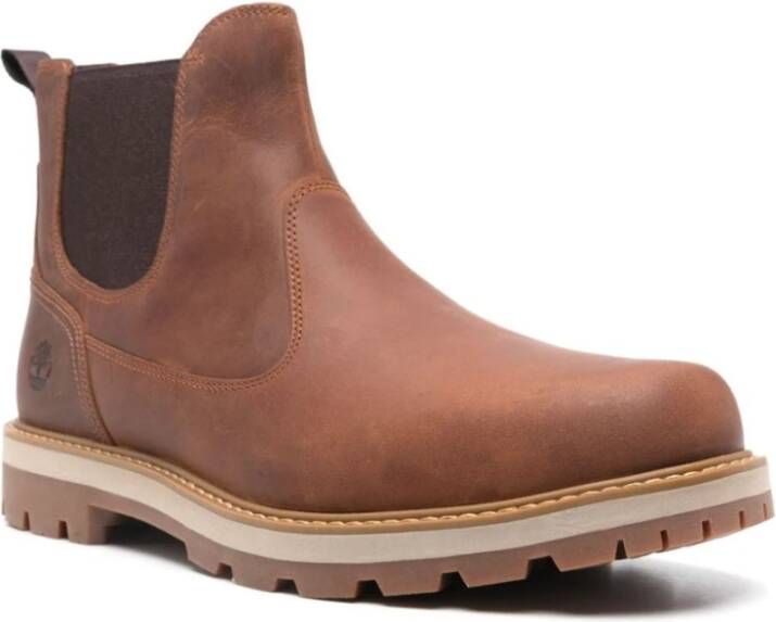 Timberland Bruine Suède Chelsea Laarzen Brown Heren