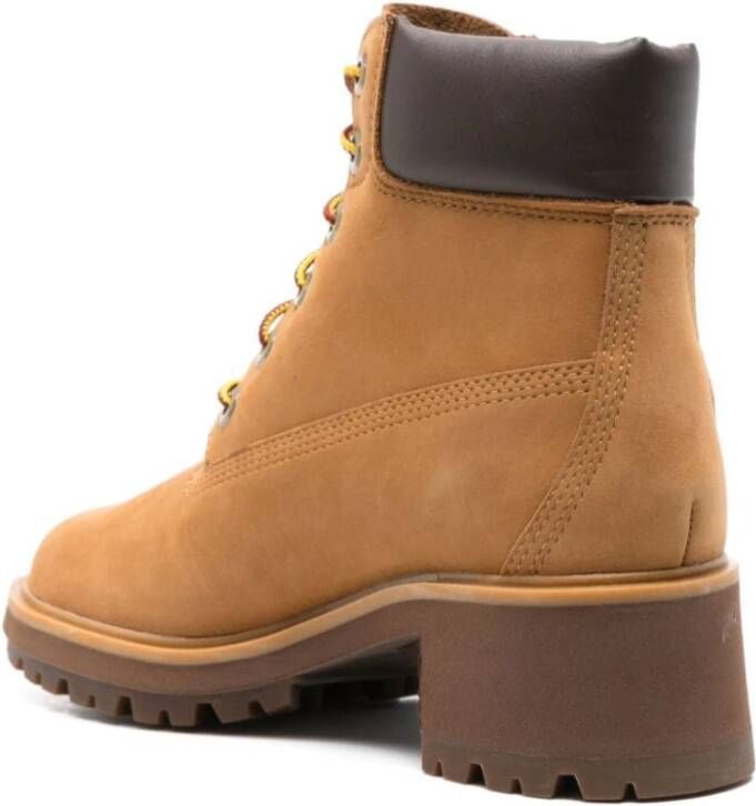 Timberland Bruine Suède Veterblokhaklaarzen Brown Dames