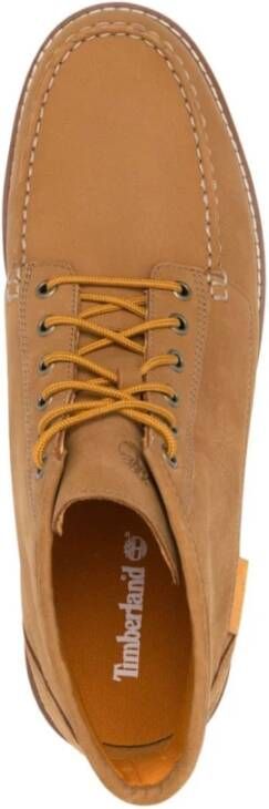 Timberland Bruine Suède Veterschoenen Brown Heren