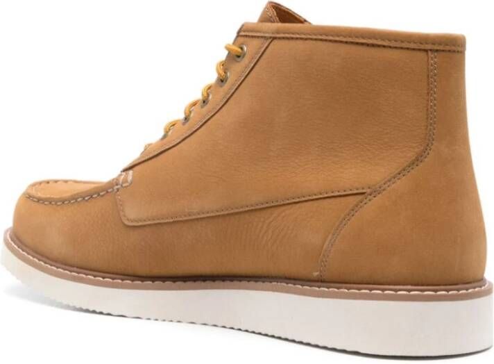 Timberland Bruine Suède Veterschoenen Brown Heren