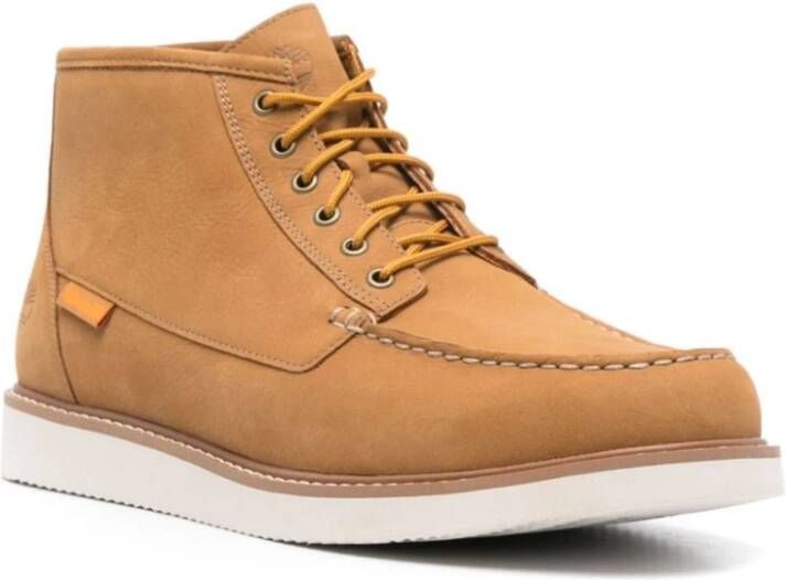 Timberland Bruine Suède Veterschoenen Brown Heren