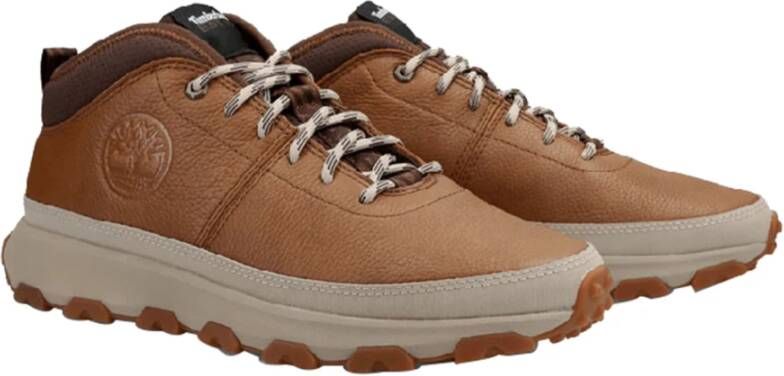 Timberland Bruine Winsor Mid Sneakers Brown Heren