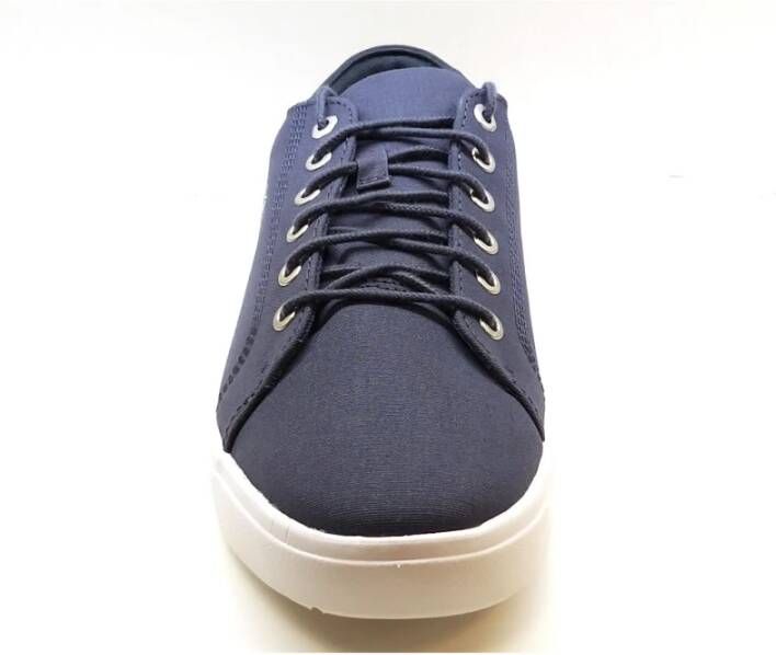 Timberland Navy White Slip-On Canvas Sneaker Blue Heren