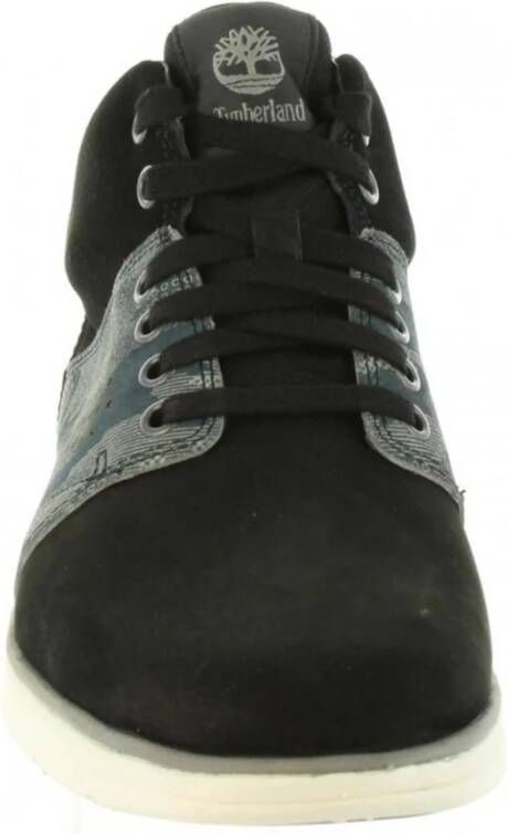 Timberland Casual Zwarte Leren Herenlaarzen Black Heren