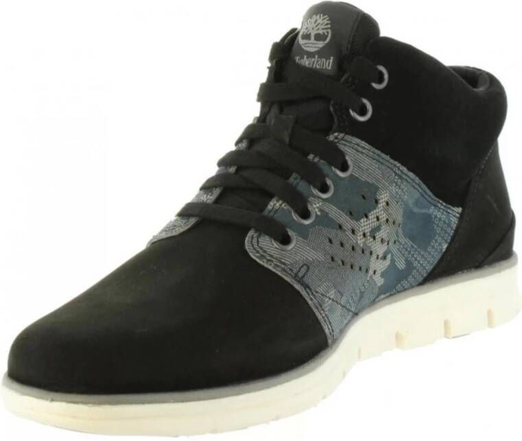 Timberland Casual Zwarte Leren Herenlaarzen Black Heren