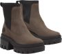 Timberland Chelsea Everlight Mid Leren Laarzen Brown Dames - Thumbnail 2