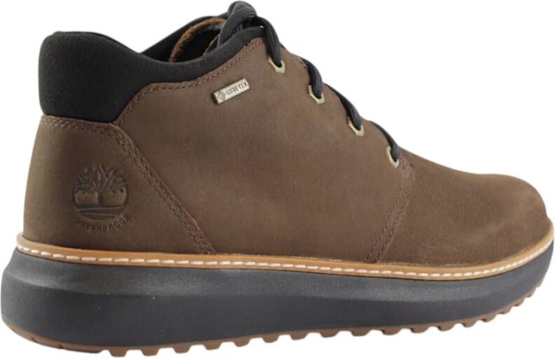 Timberland Donkerbruine Leren Laarzen Brown Heren