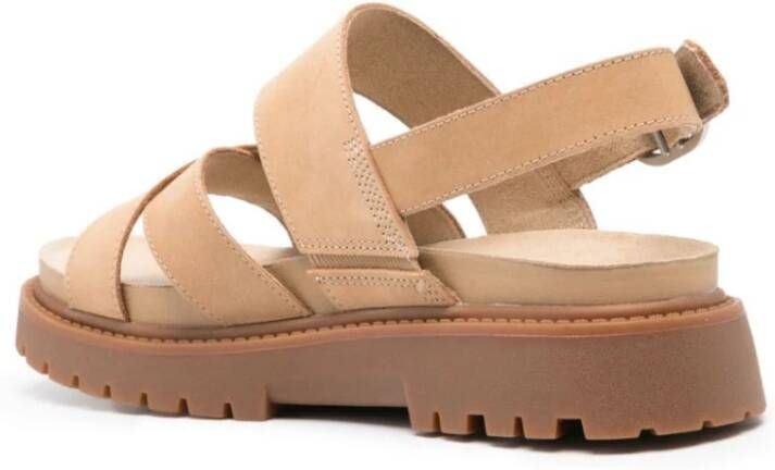 Timberland Flat Sandals Beige Dames