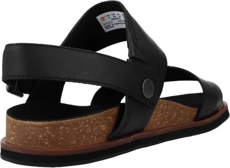 Timberland Amalfi Vibes 2 Band Sandalen Black Heren