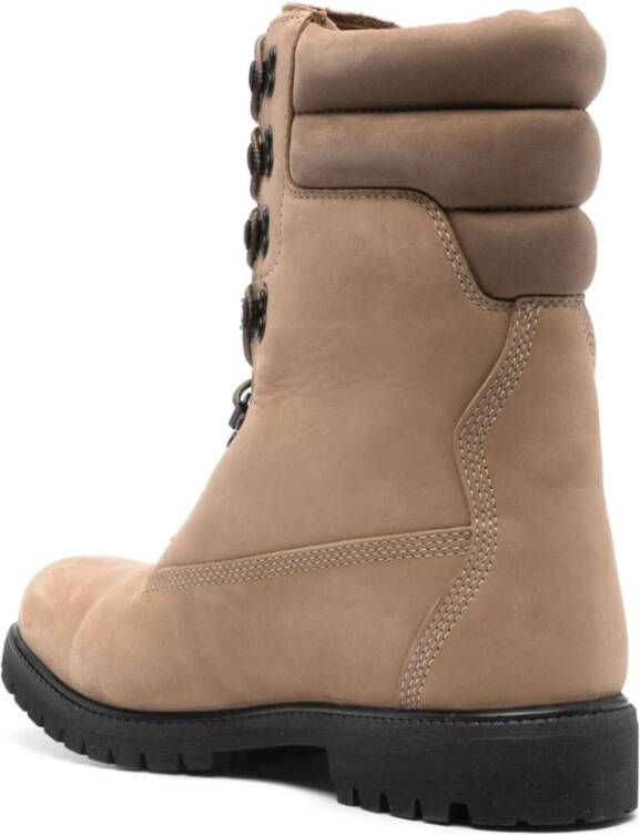 Timberland Grijze Nubuck Waterdichte Veterschoenen Brown Heren