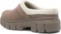 Timberland Grijze Suède Slip-On Sandalen met Faux-Fur Trim Gray Dames - Thumbnail 4