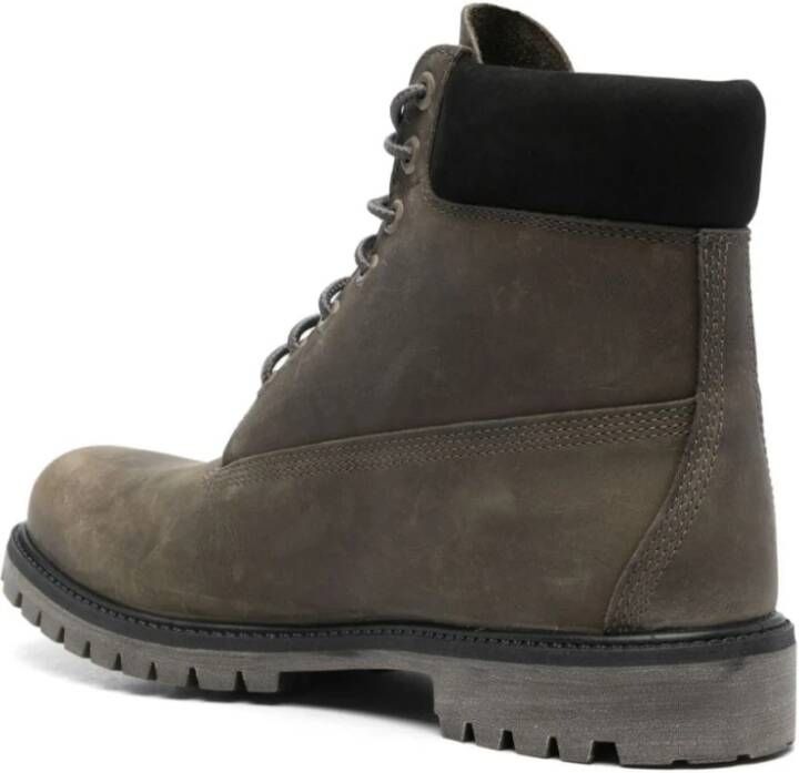 Timberland Grijze Waterdichte Suède Veterschoenen Gray Heren