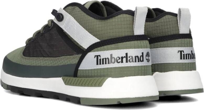 Timberland Groen Geruite Mid-Top Sneakers Multicolor Heren